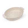 Plat à four ovale écru 31 cm - Visuel 0